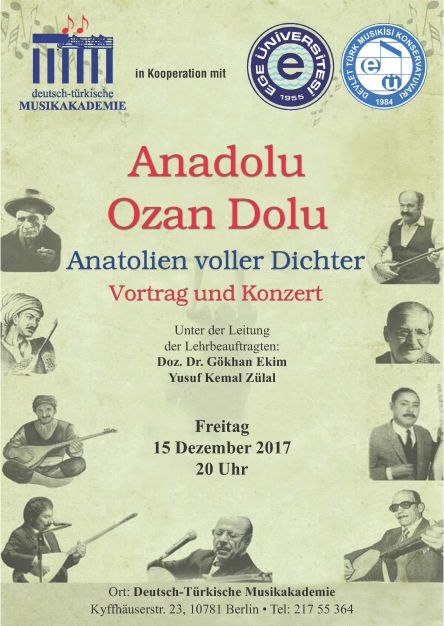 „Anadolu Ozan Dolu - Anatolien voller Dichter“